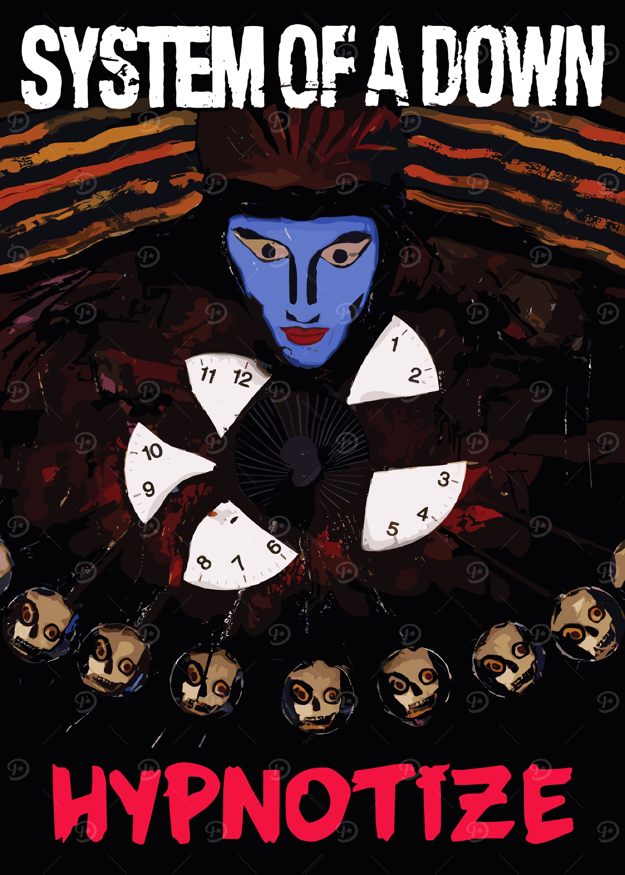 System of a Down' Poster, picture, metal print, paint by Park