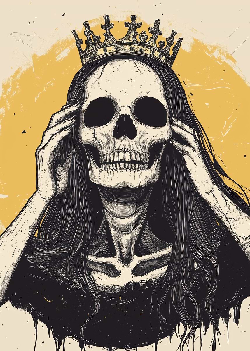 【一点物現代アート】GOD SAVE THE REP＆SKULL QUEEN God Save The Queen | Yuvi - Clarendon Fine Art