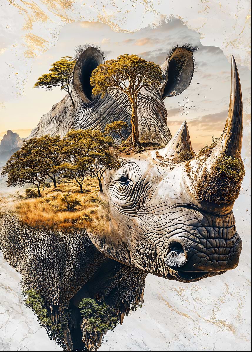 Regal Majesty of Nature — from the Avatars Of Nature collection, a Pixaverse metal print