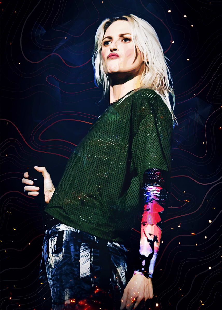 Emily Armstrong Linkinpark' Poster, picture, metal print, paint by