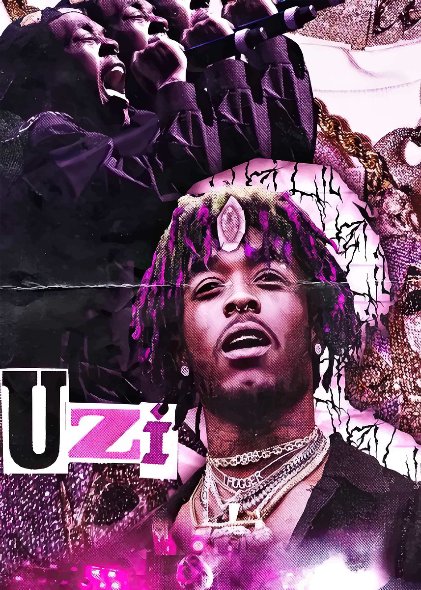 Lil Uzi Vert Poster' Poster, picture, metal print, paint by