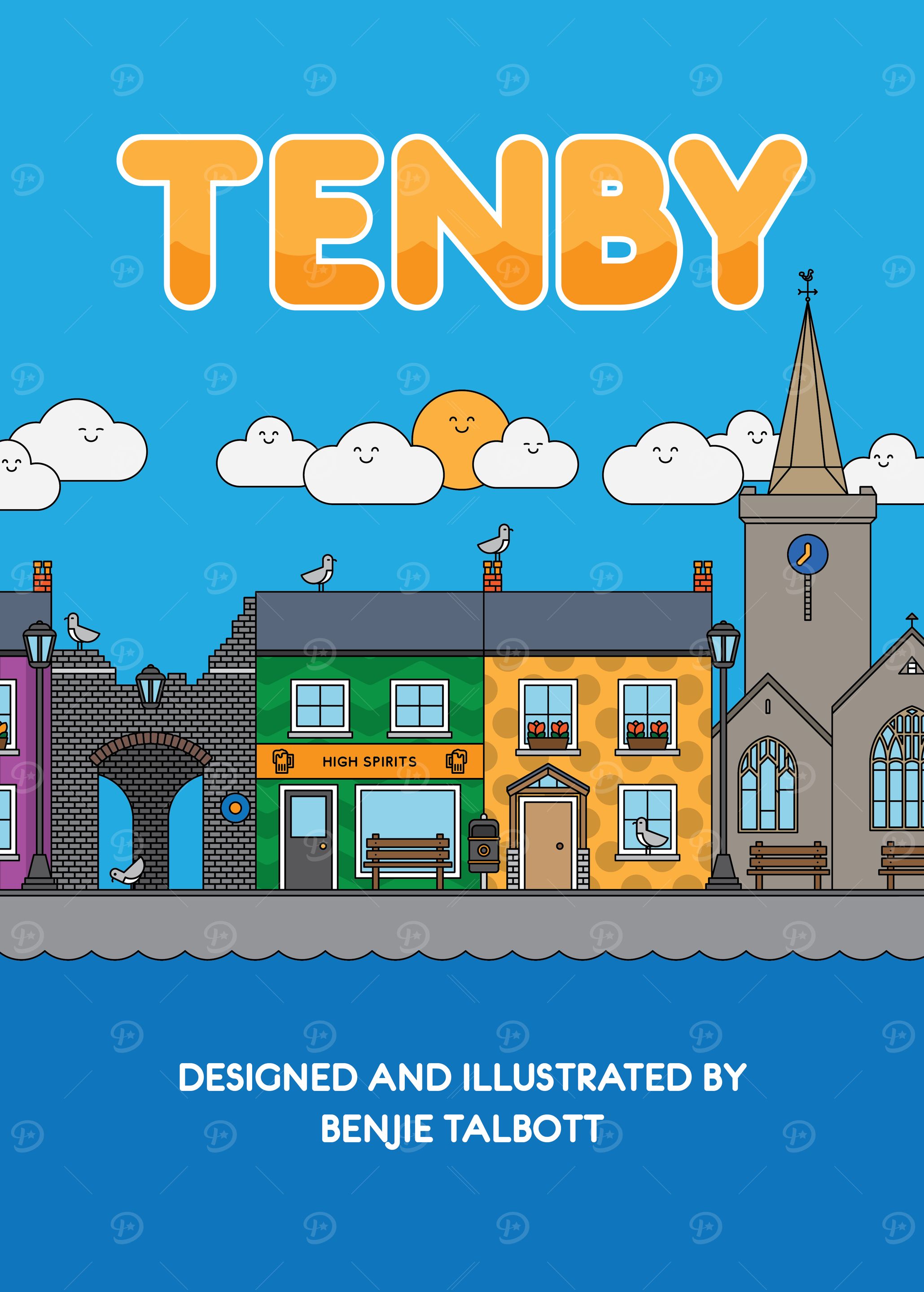 'TENBY Game Cover Art' Poster, picture, metal print, paint by Benjamin ...
