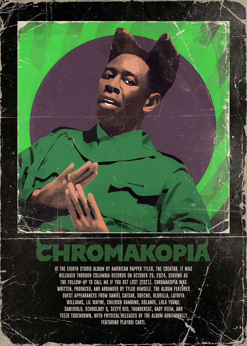 TYLER THE CREATOR METAL PRINT