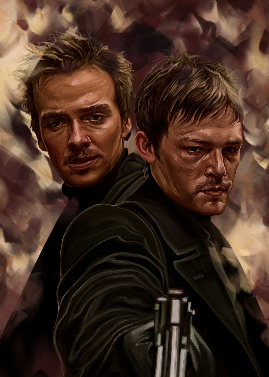 The Boondock Saints' Poster, picture, metal print, paint by Dmitry