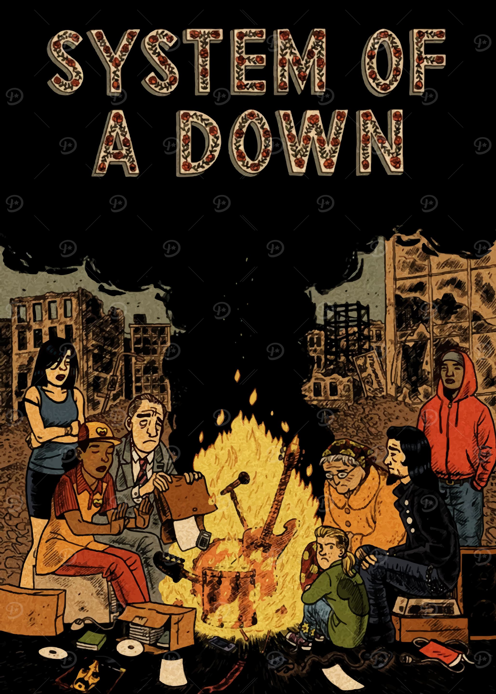 System of a Down Album Cover' Poster, picture, metal print, paint