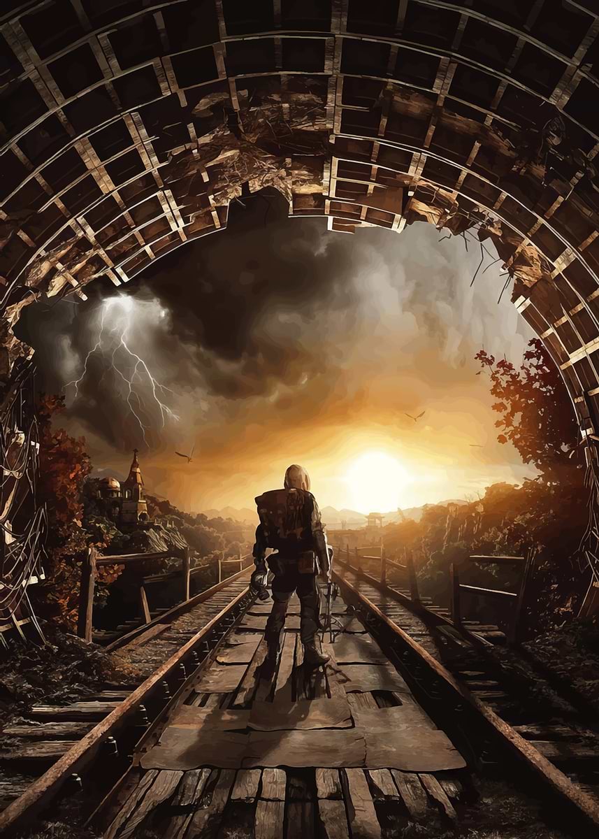 'Post-Apocalyptic Journey' Poster, picture, metal print, paint by Souls ...