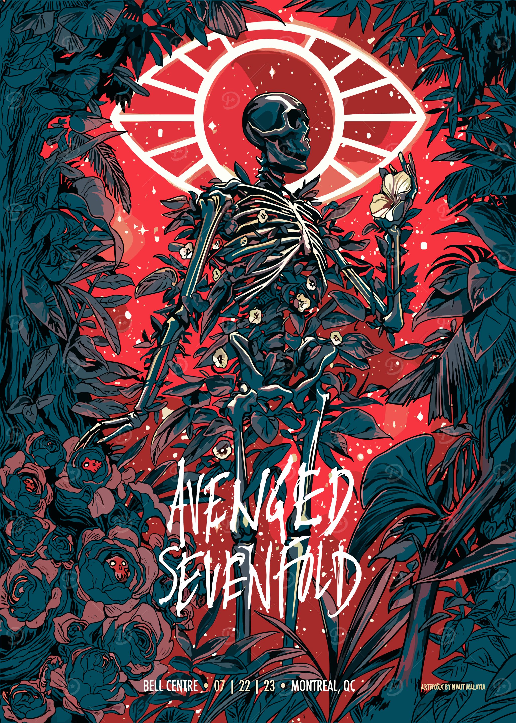 Avenged Sevenfold ' Poster, picture, metal print, paint by Snoor