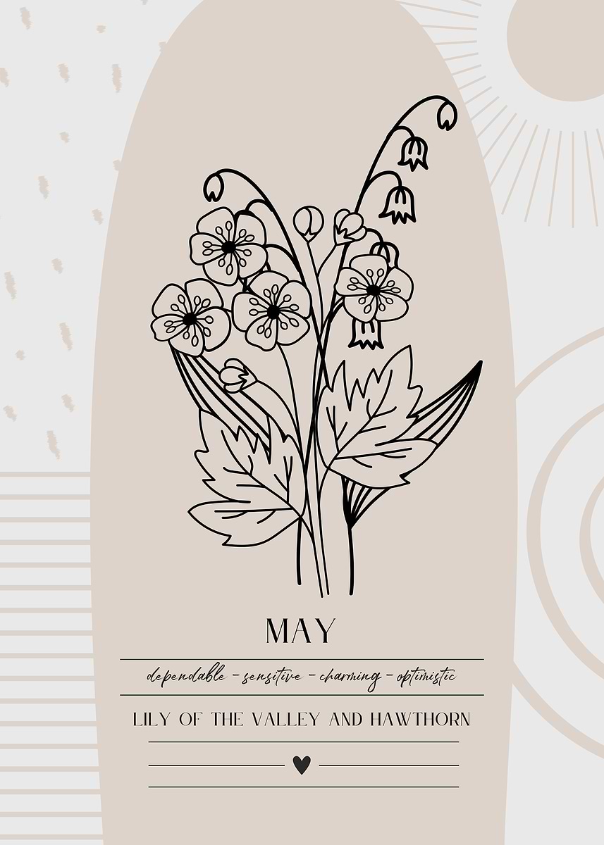 Lily of the Valley Hawthorn Tattoo Meaning