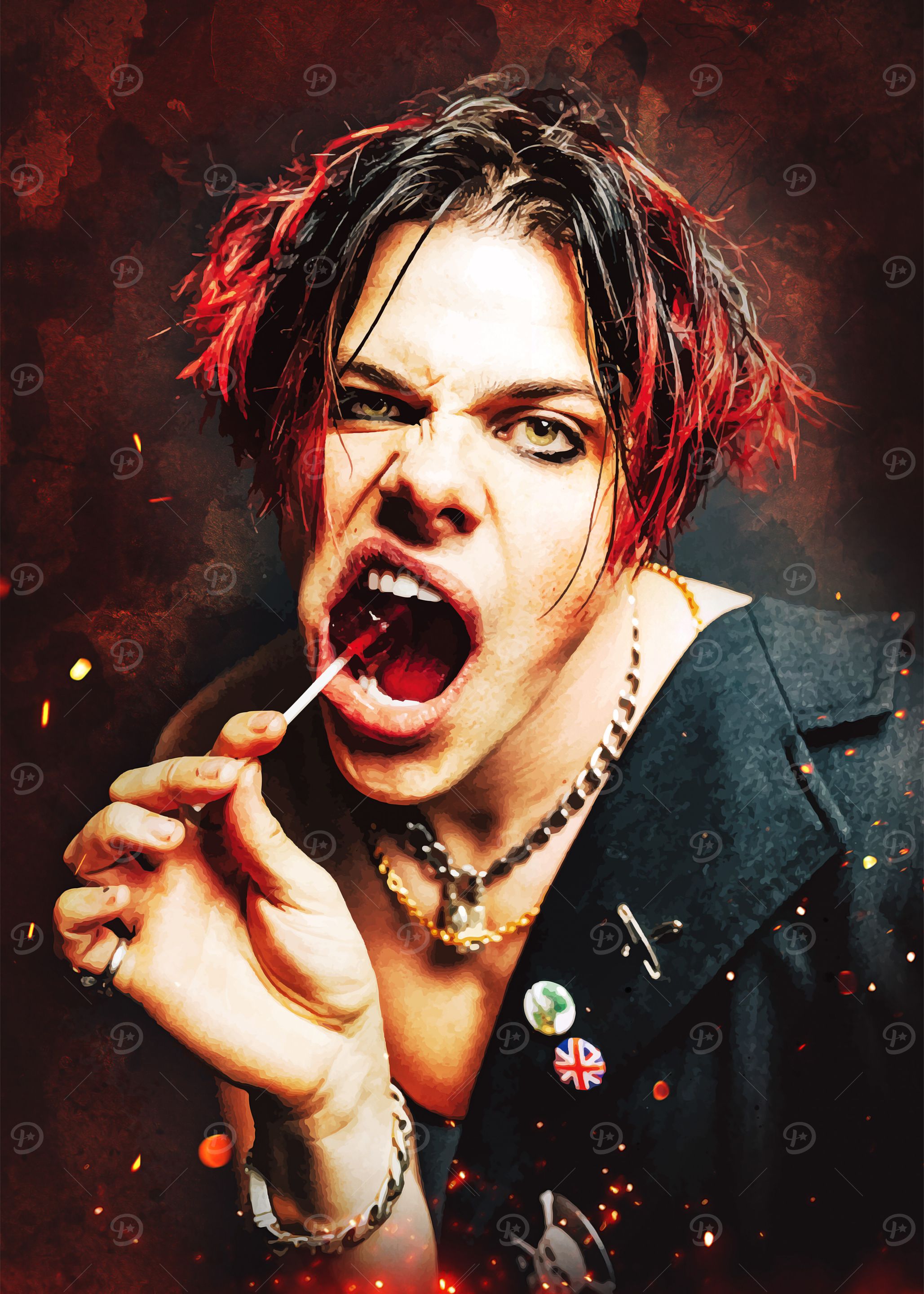 yungblud ヤングブラッド　アルバム4枚セット　サマソニ　ポスター無し Message from YUNGBLUD⚡️】 東京8/16(土)MARINE、大阪8/17(日)AIR