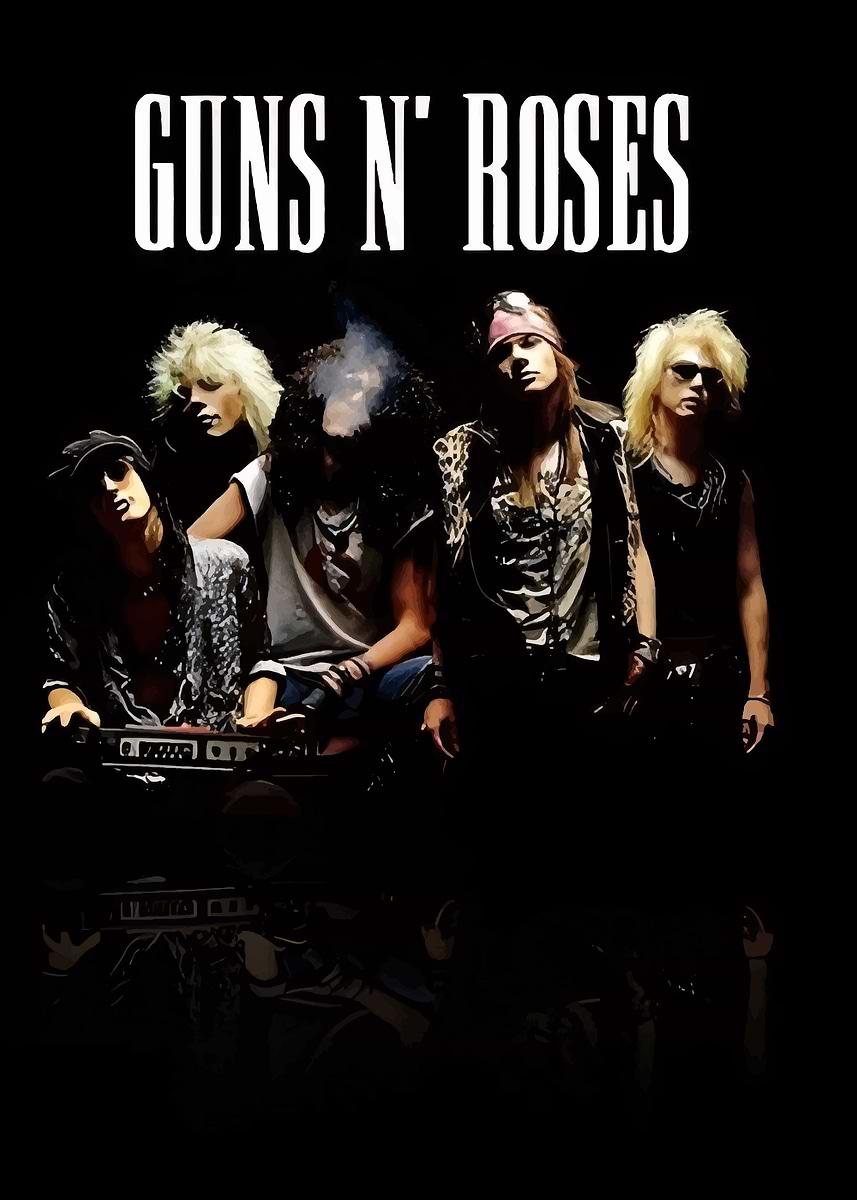 Guns N' Roses　ポスター　ガンズ Amazon.com: Trends International Guns N' Roses - Cross Wall Poster