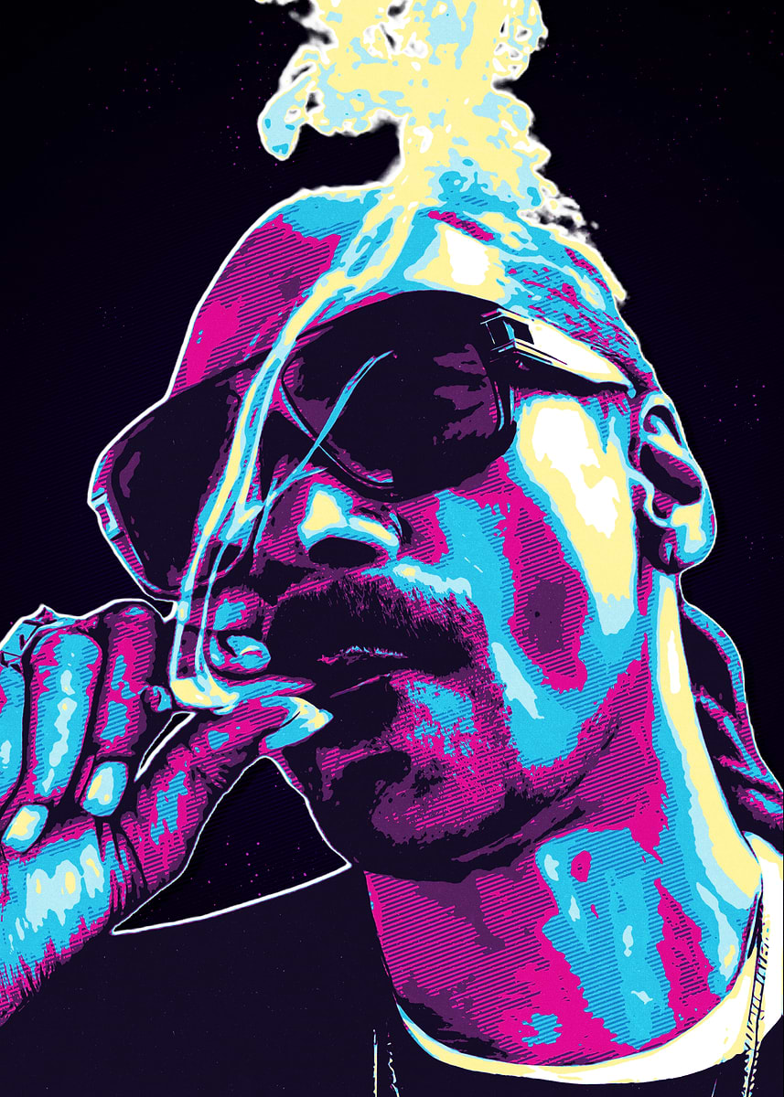 Snoop Dogg Pop Art' Poster, picture, metal print, paint by