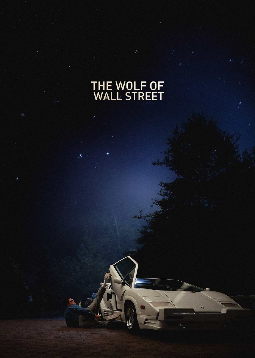 The Wolf of Wall Street ' Poster, picture, metal print, paint by