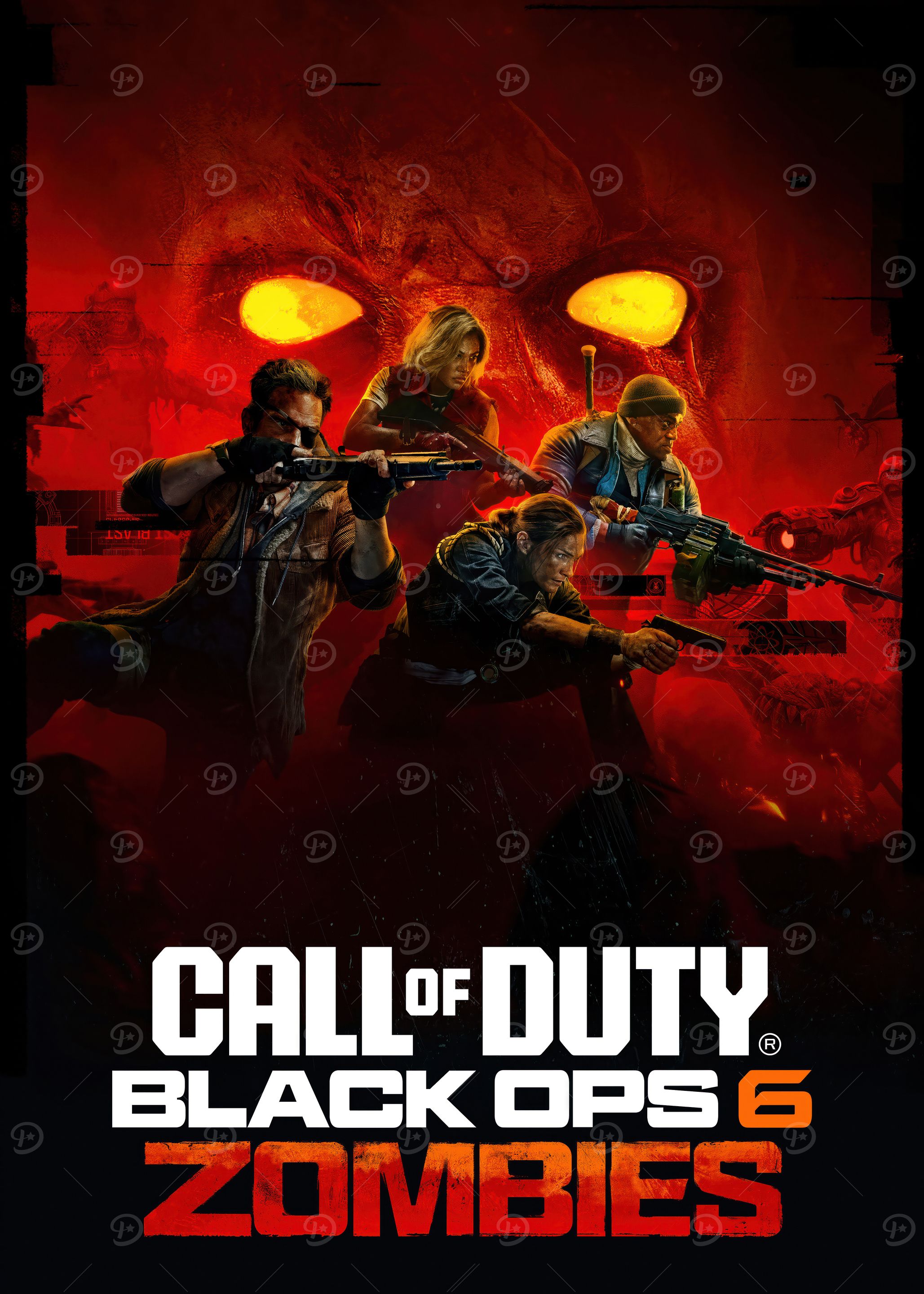 Black Ops 6 Zombies h' Poster, picture, metal print, paint by Call