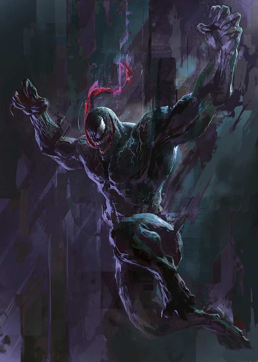 ヴェノム　ポスター　Displate 限定　メタルポスター　蓄光　MARVEL ヴェノム ポスター Displate 限定 メタルポスター 蓄光 MARVEL