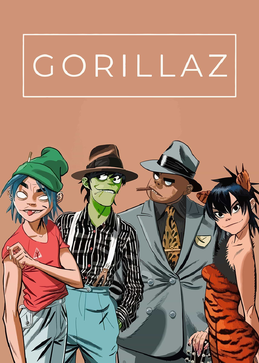 額装済 Gorillaz 限定アートプリント 額装済 Gorillaz 限定アート
