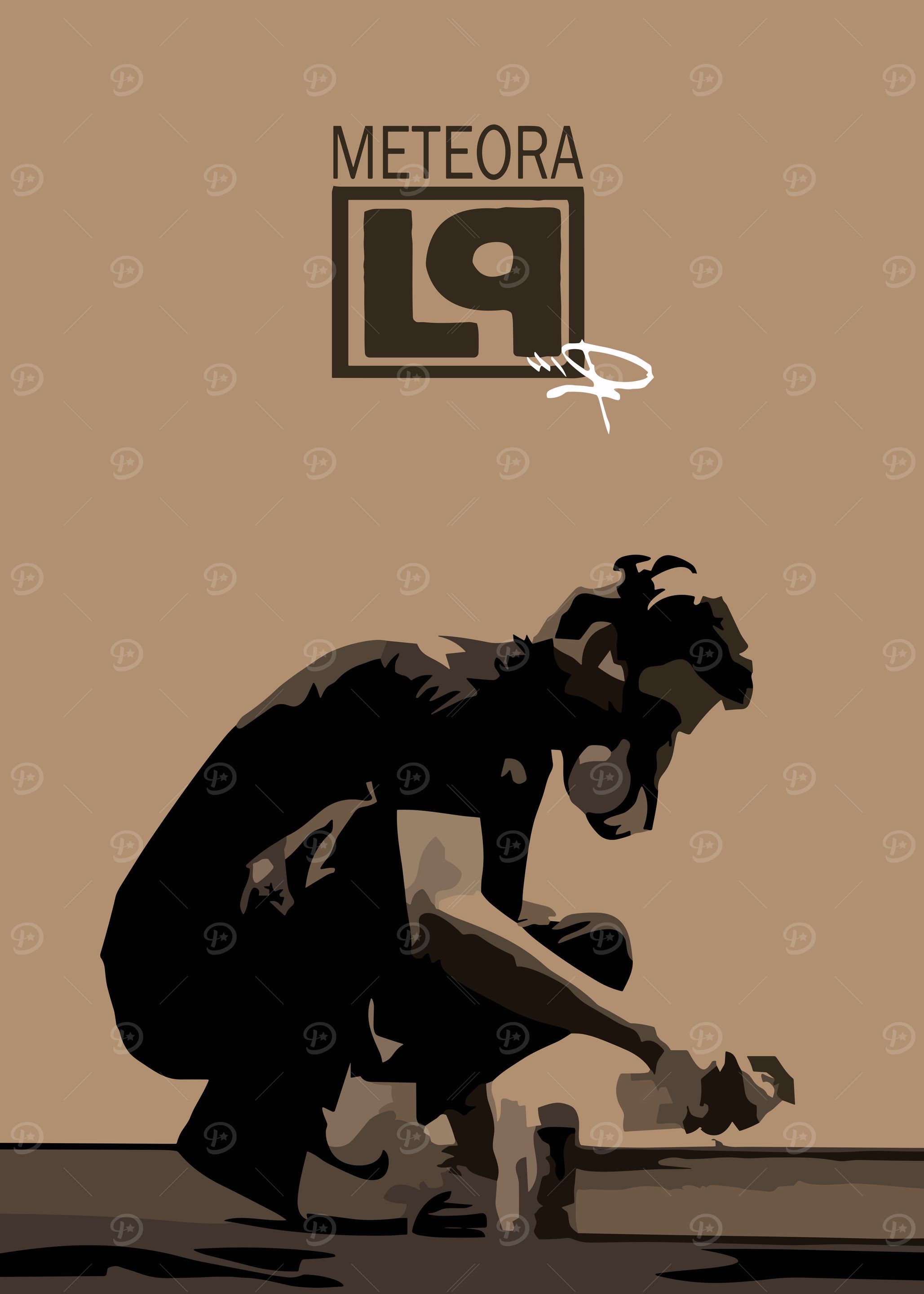 Linkin Park Meteora Album Art' Poster, picture, metal print, paint