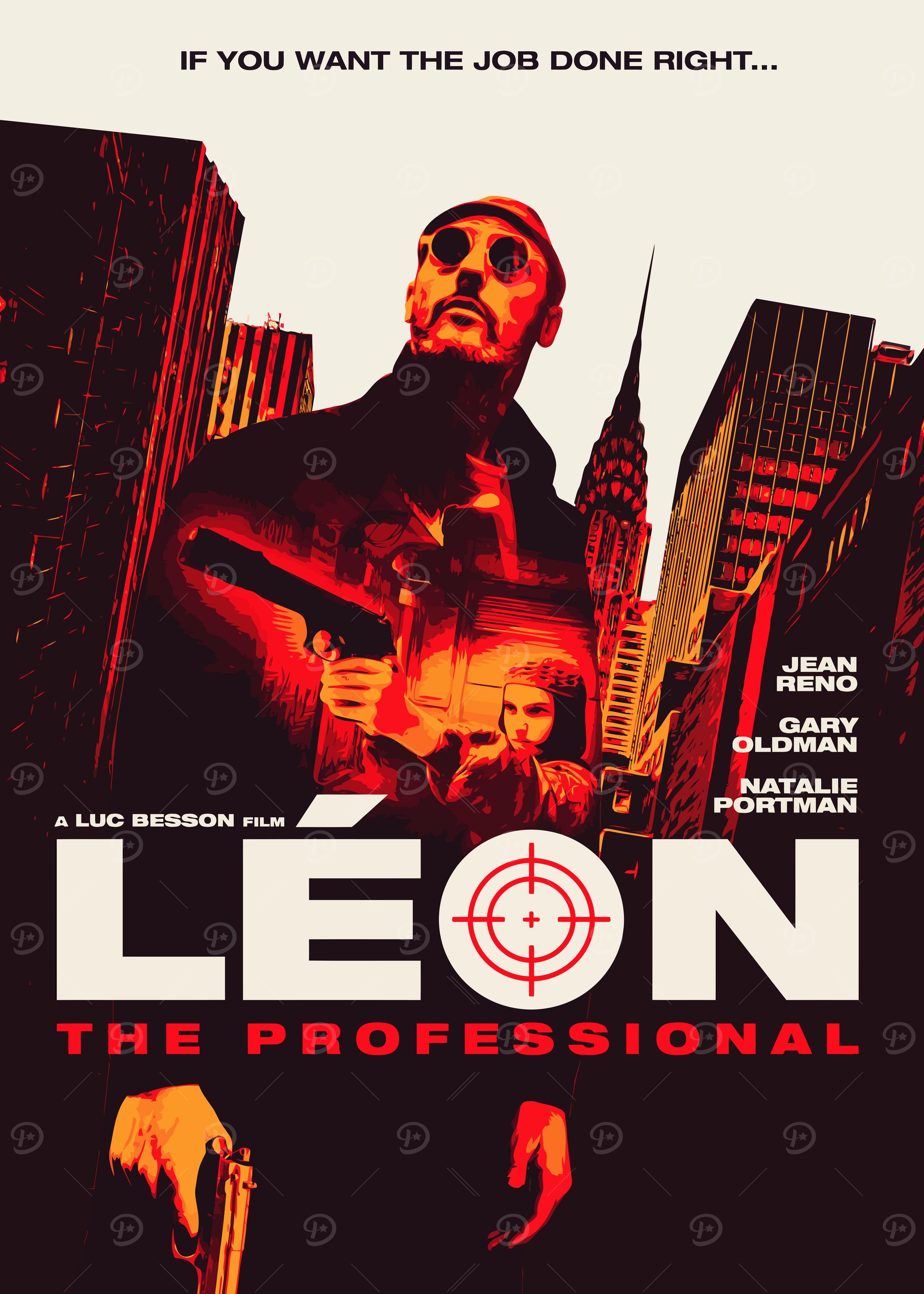 LEON US版ポスター　THE PROFESSIONAL Leon: The Professional (1994) Original Movie Posters - Posteritati