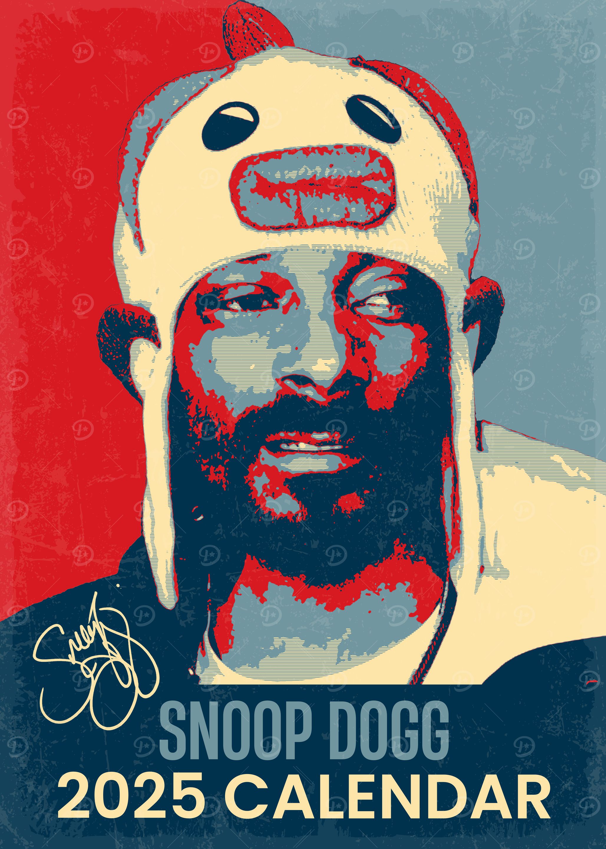 Snoop Dogg 2025 Calendar' Poster, picture, metal print