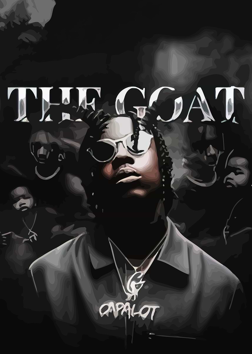 POLO G Capalot The Goat' Poster, picture, metal print, paint by