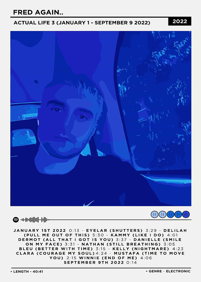 Fred Again.. Actual Life 3 (January 1 - September 9 2022)' Poster