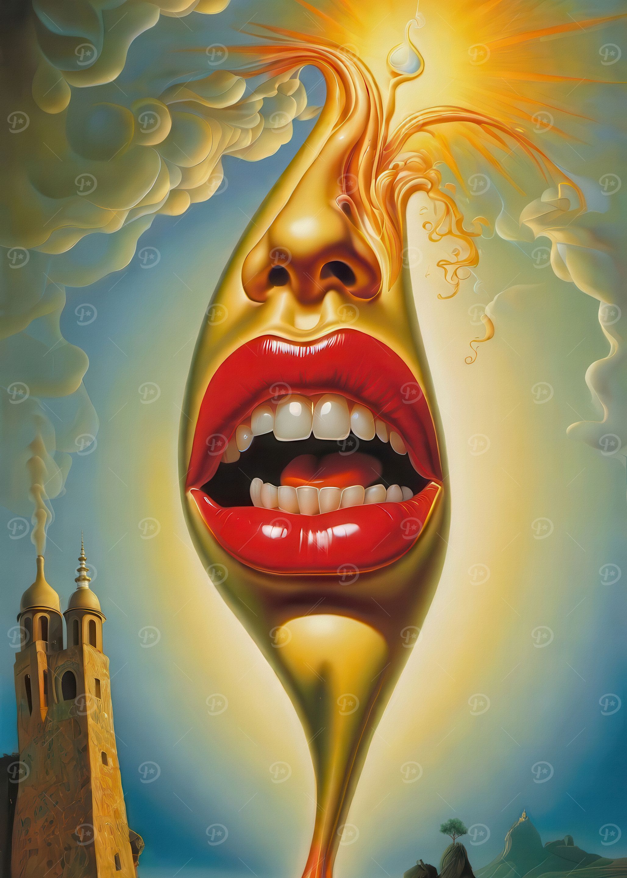 'A Taste of Sureal' Poster, picture, metal print, paint by Bruce Rolff ...
