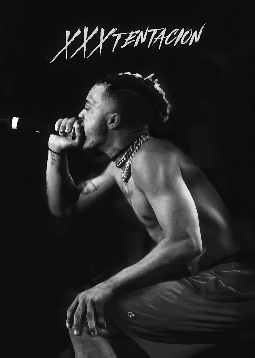 XXXTentacion Music ' Poster, picture, metal print, paint by