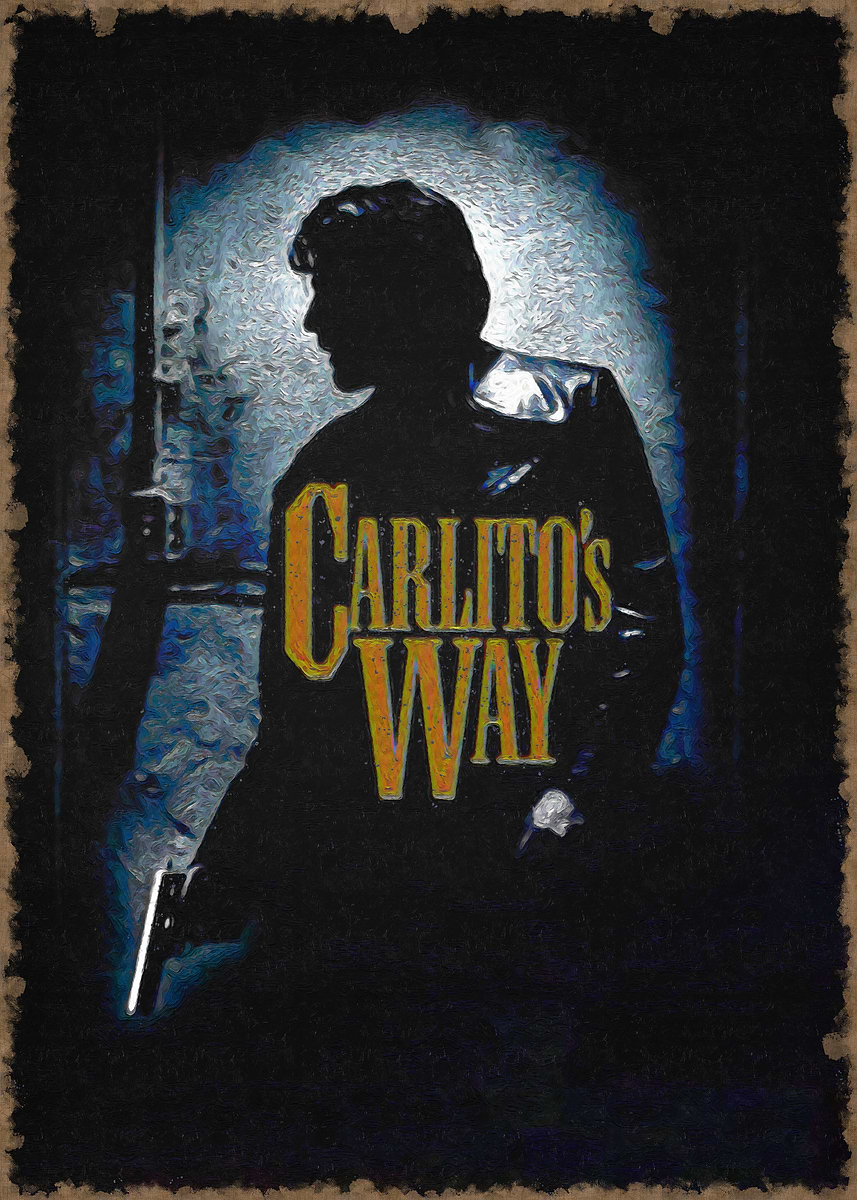 Carlito's Way Movie Poster' Poster, picture, metal print, paint by