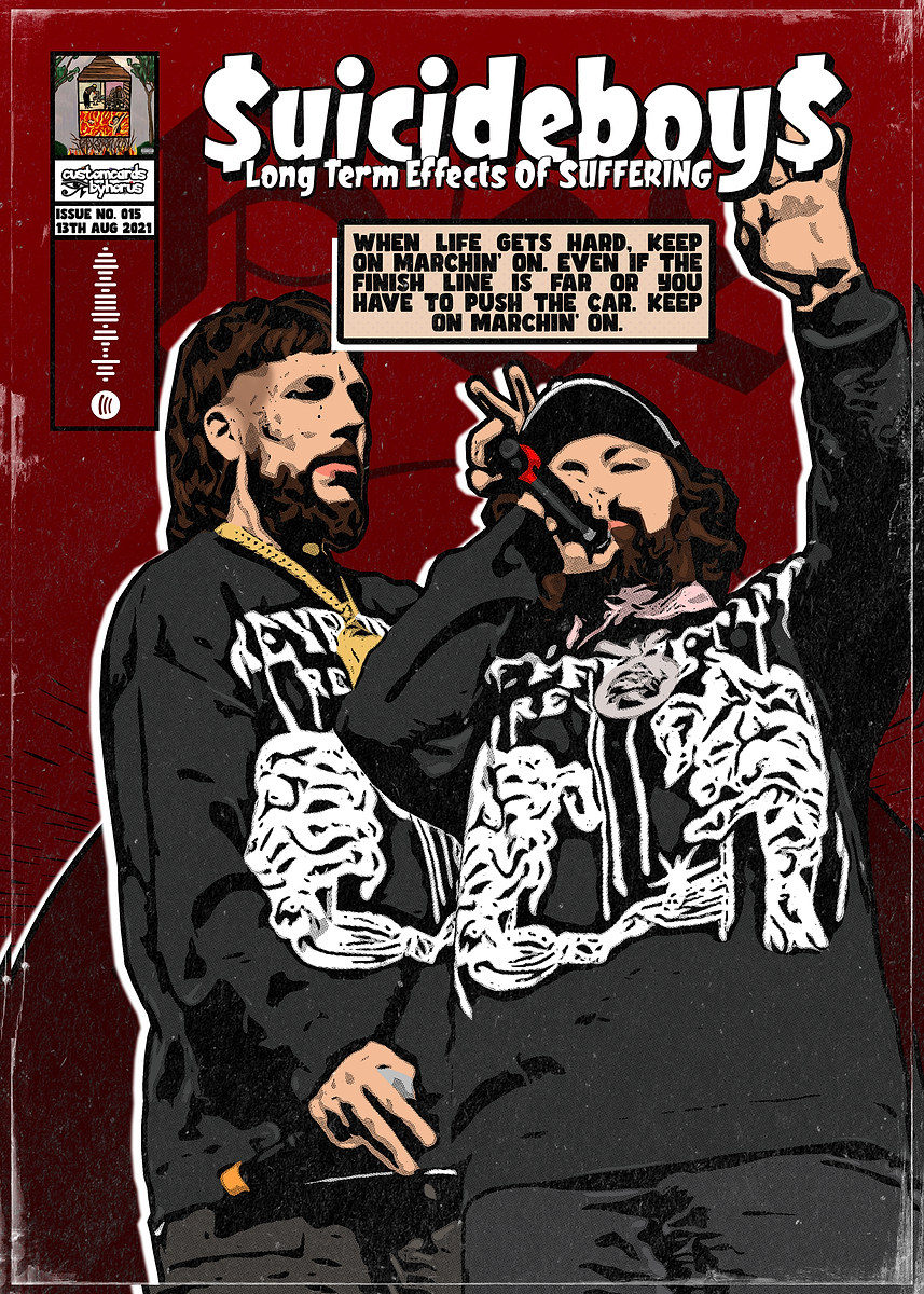 uicideboy$ Comic Book Cover G59 suicideboys' Poster, picture