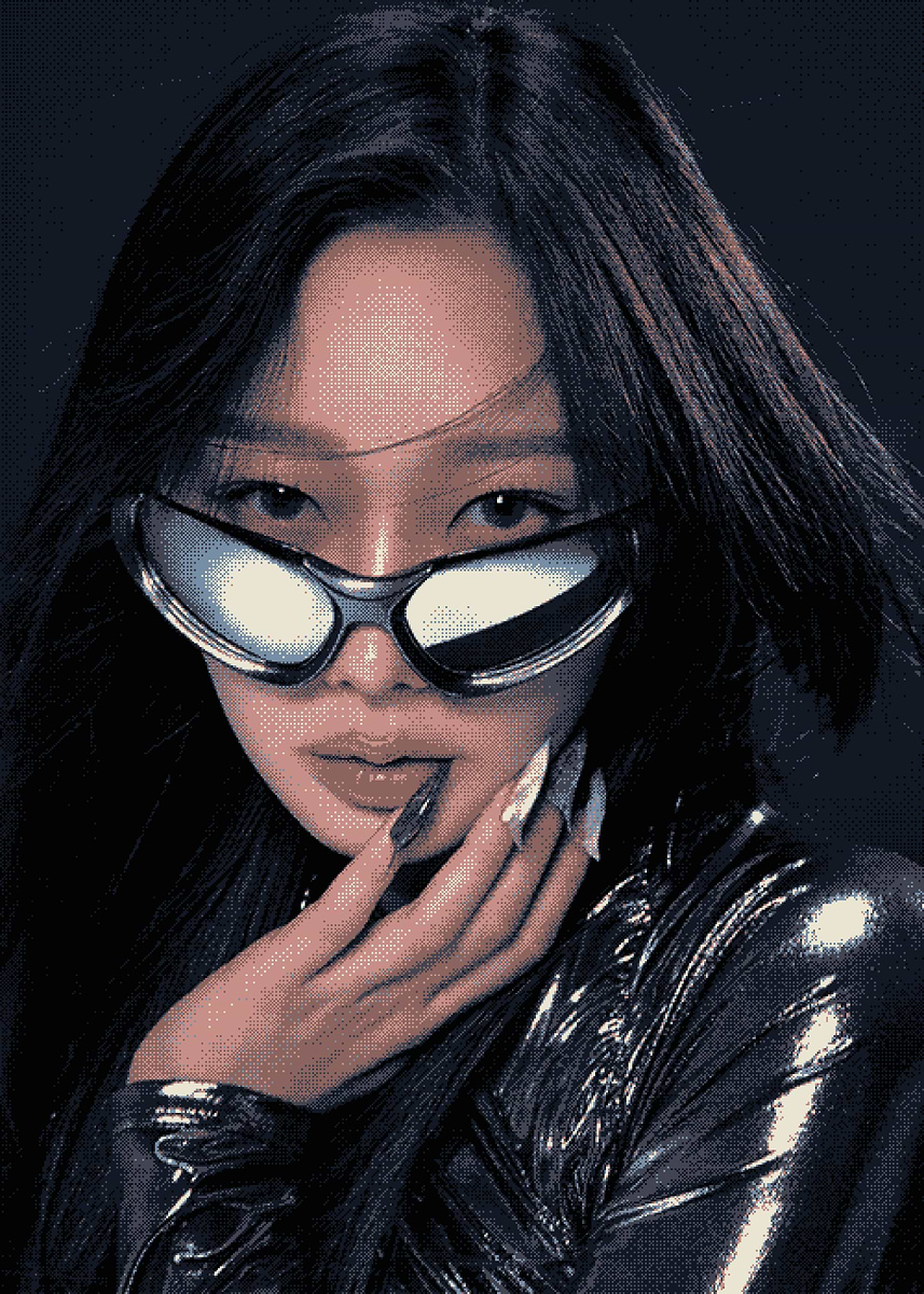 Giselle aespa Whiplash 1' Poster, picture, metal print, paint by