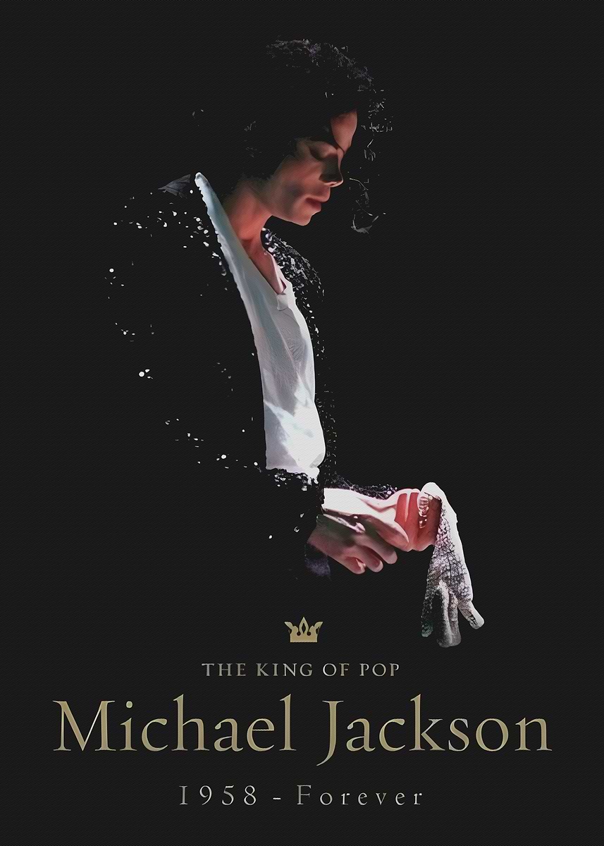 Michael Jackson Tribute' Poster, picture, metal print, paint by