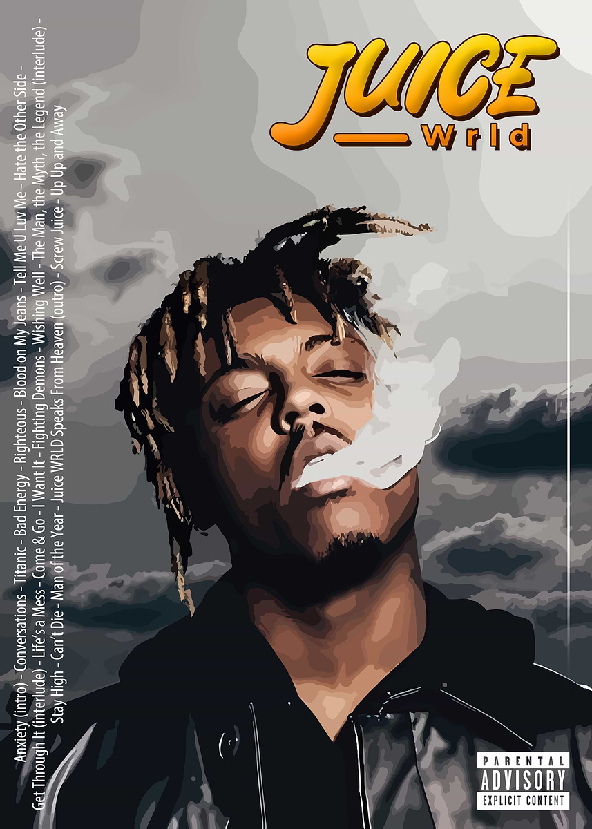 ポスター Juice Wrld poster Amazon.co.jp: Juice WRLD - Legends Never Die - ヒップホップ