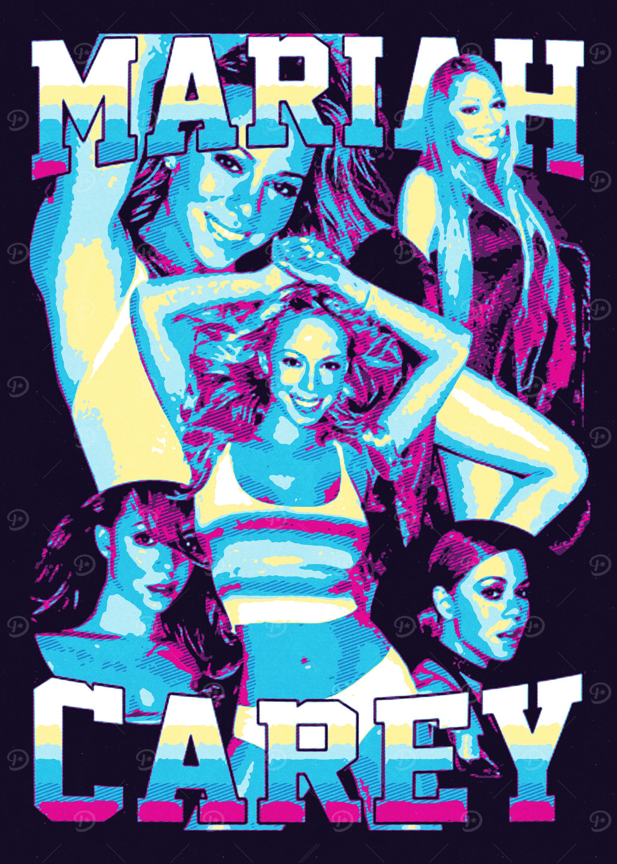 MARIAH CAREY Vintage ポスター フレーム付き MARIAH CAREY Vintage ポスター フレーム付き