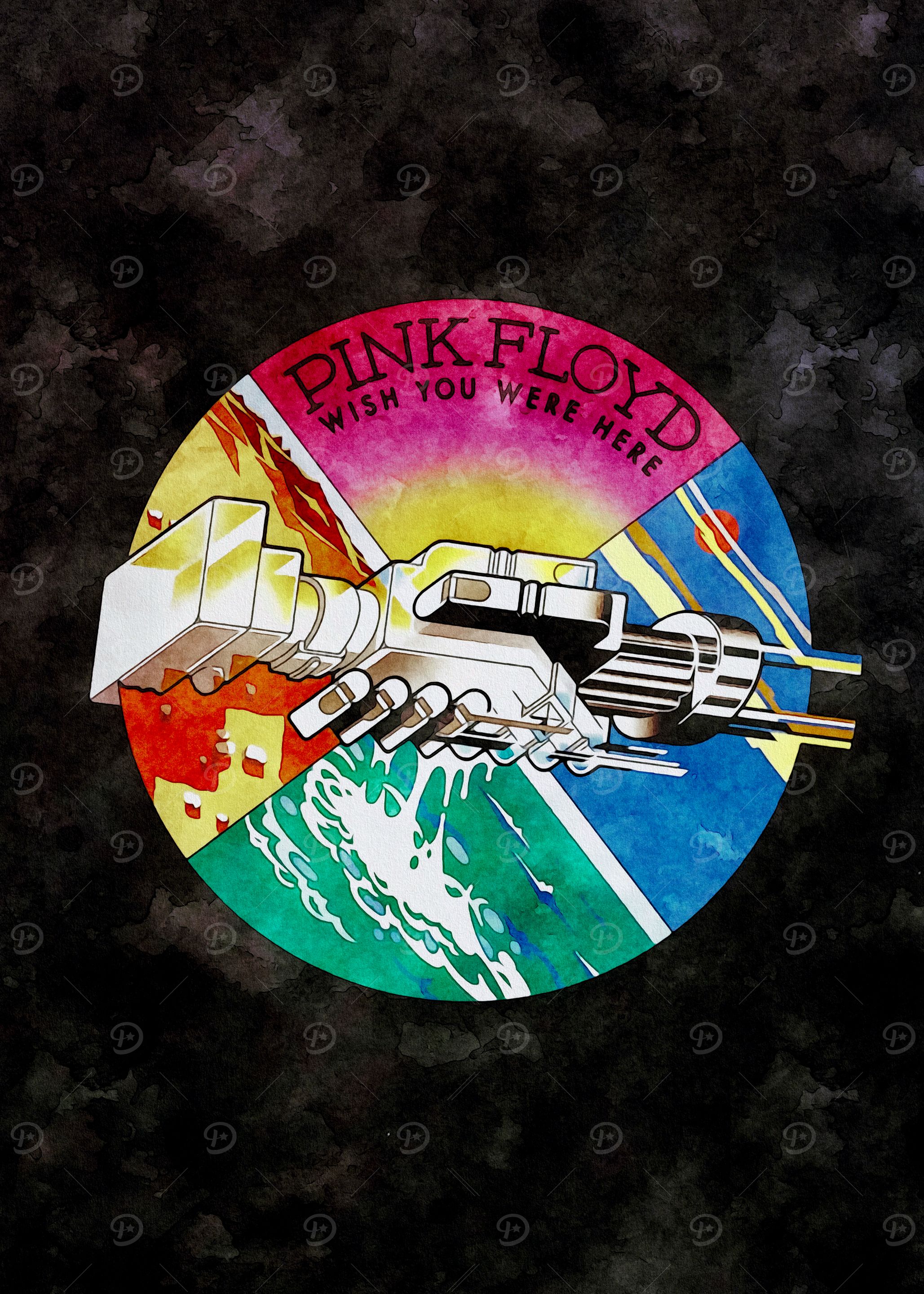 Pink Floyd Wish You Were Here Album Cover' Poster, picture, metal