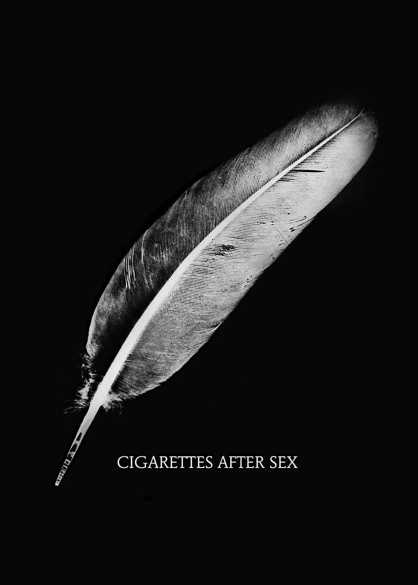 Cigarettes After Sex Music Poster' Poster, picture, metal print, paint by  Busarakham