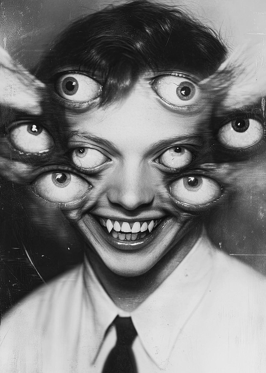 Unforseen Visual 'Eyes of the unseen' Poster, picture, metal print, paint by The Deep ...