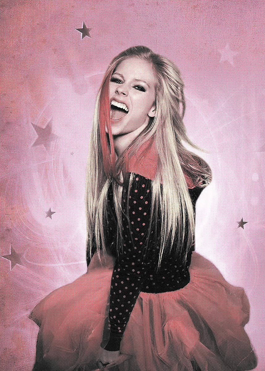 Avril Lavigne' Poster, picture, metal print, paint by Jennyfillio