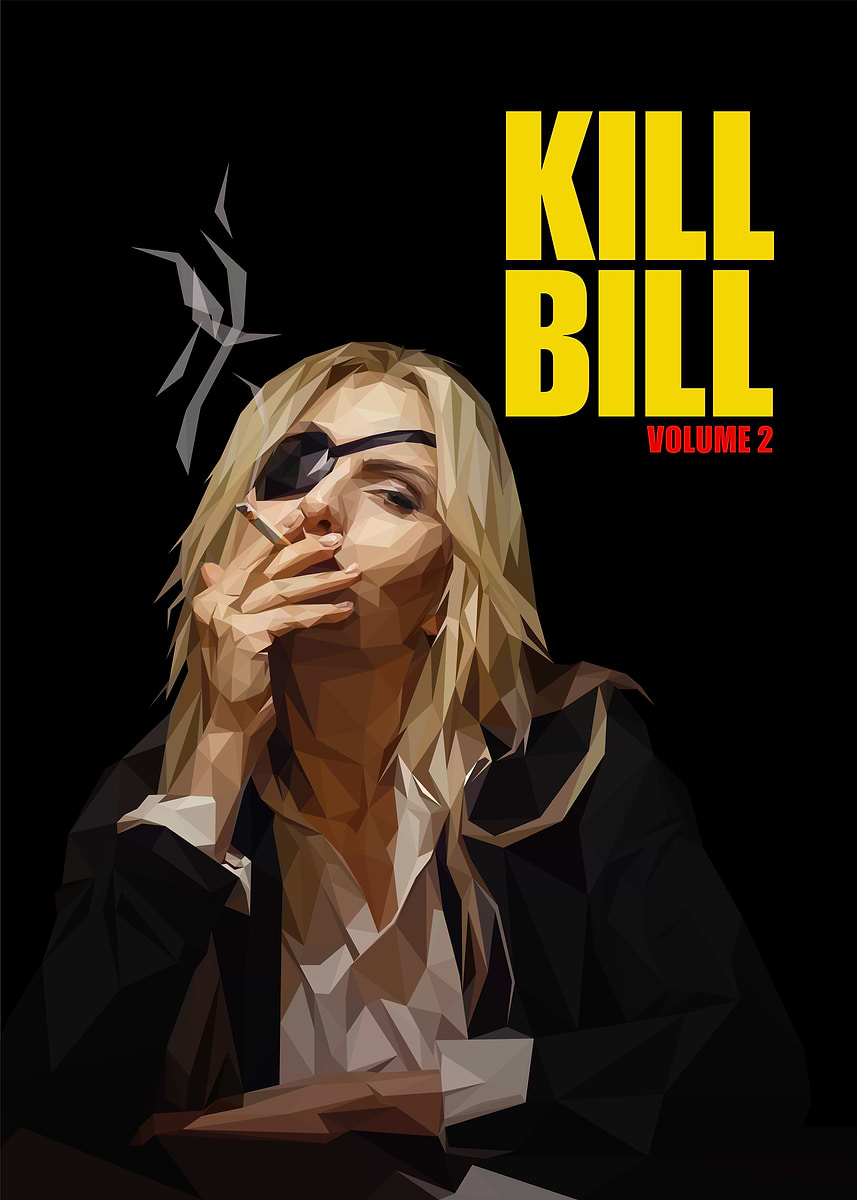 f*8様 36NECA Kill Bill Vol.2 Elle D Kill Bill Vol. 2 Poster elle driver' Poster, picture, metal print