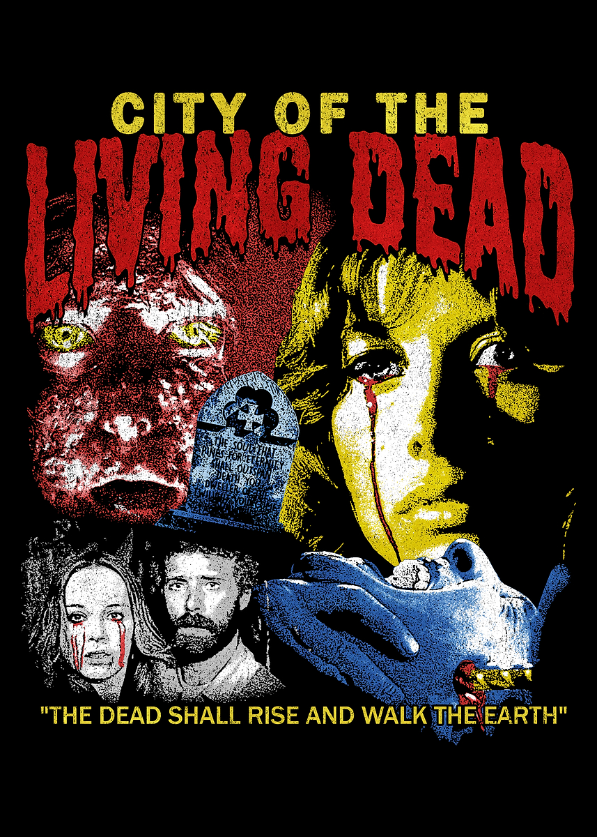 Living Dead Collection Poster 'City of the Living Dead Poster' Poster, picture, metal print, paint by ...