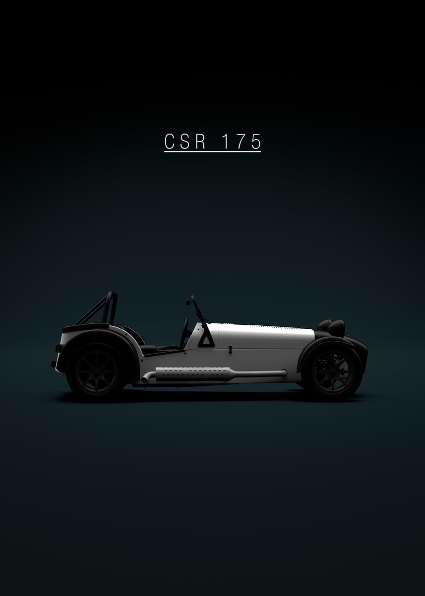 Csra Racing Poster 'CSR 175 Sports Car' Poster, picture, metal print, paint by 21 MXM ...