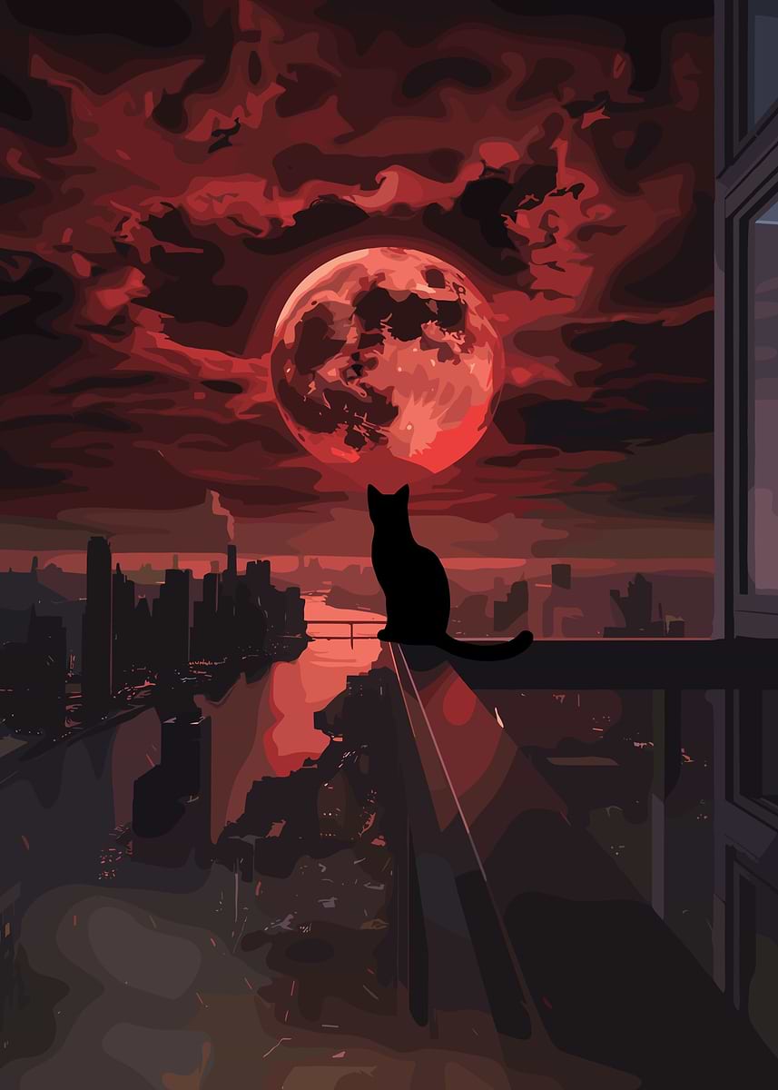 cub 【UNDER COVER】20SS Cat Blood Moon Blood Moon Undercover | Grailed