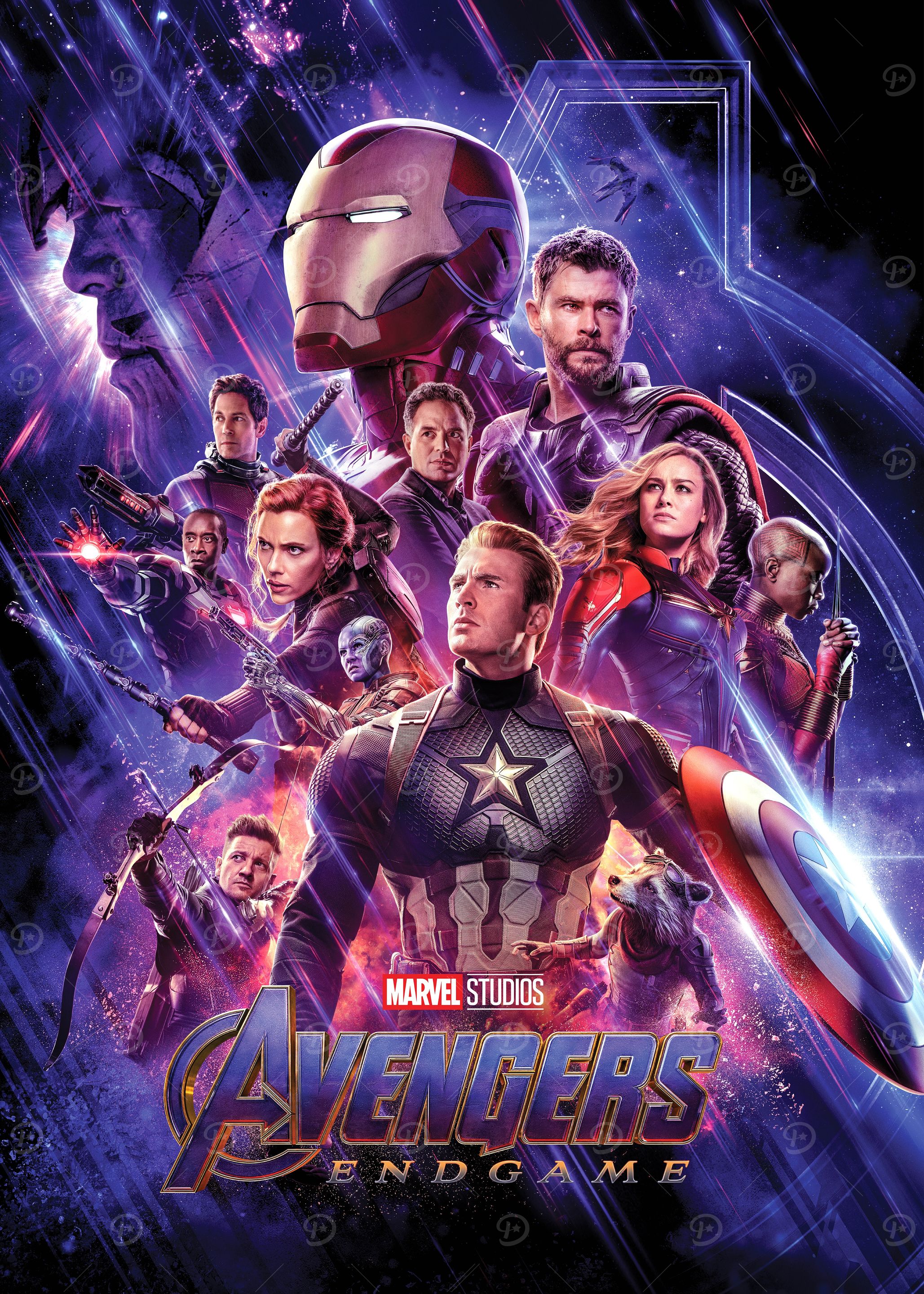 Avengers: Endgame 箔押し限定ポスター Avengers Endgame' Poster, picture, metal print, paint by Marvel