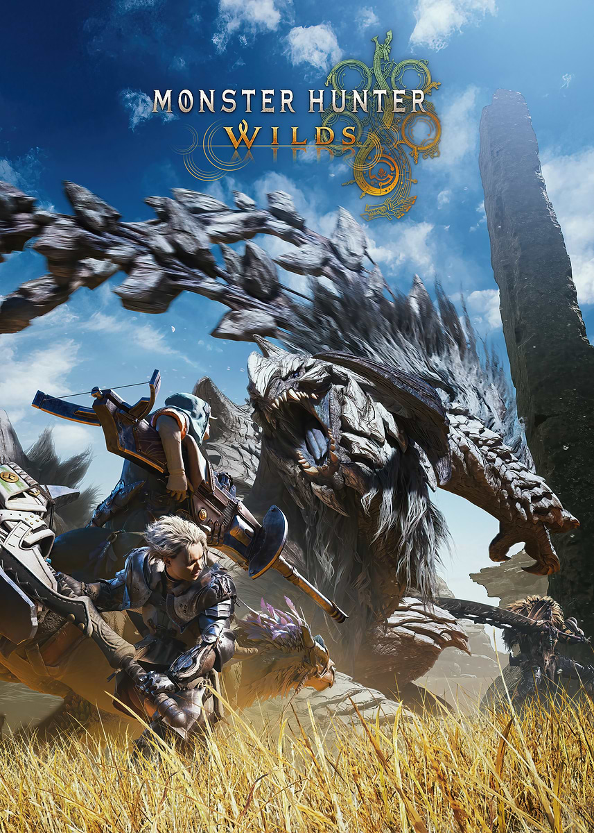 Monster Hunter Wilds L' Poster, picture, metal print, paint by