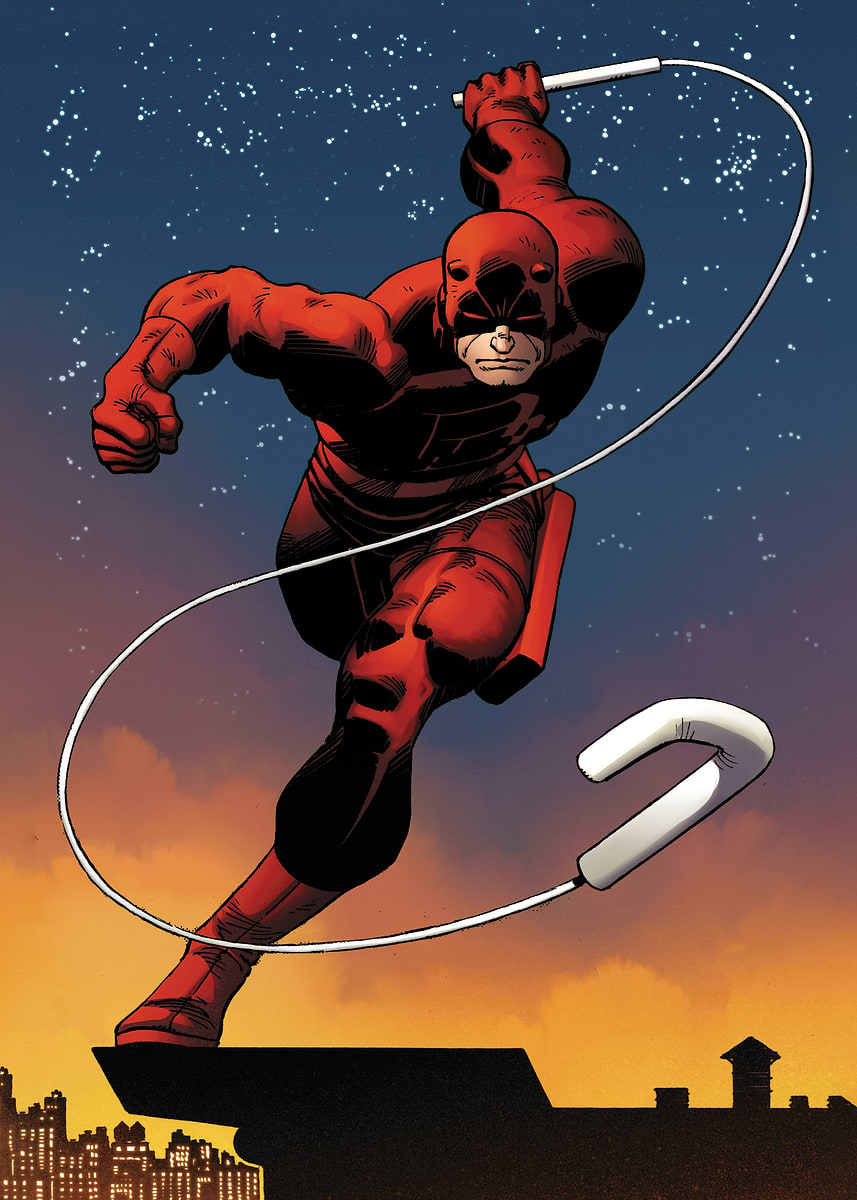 Daredevil Ropehands 'Daredevil Grappling Hook' Poster, picture, metal print, paint by ...