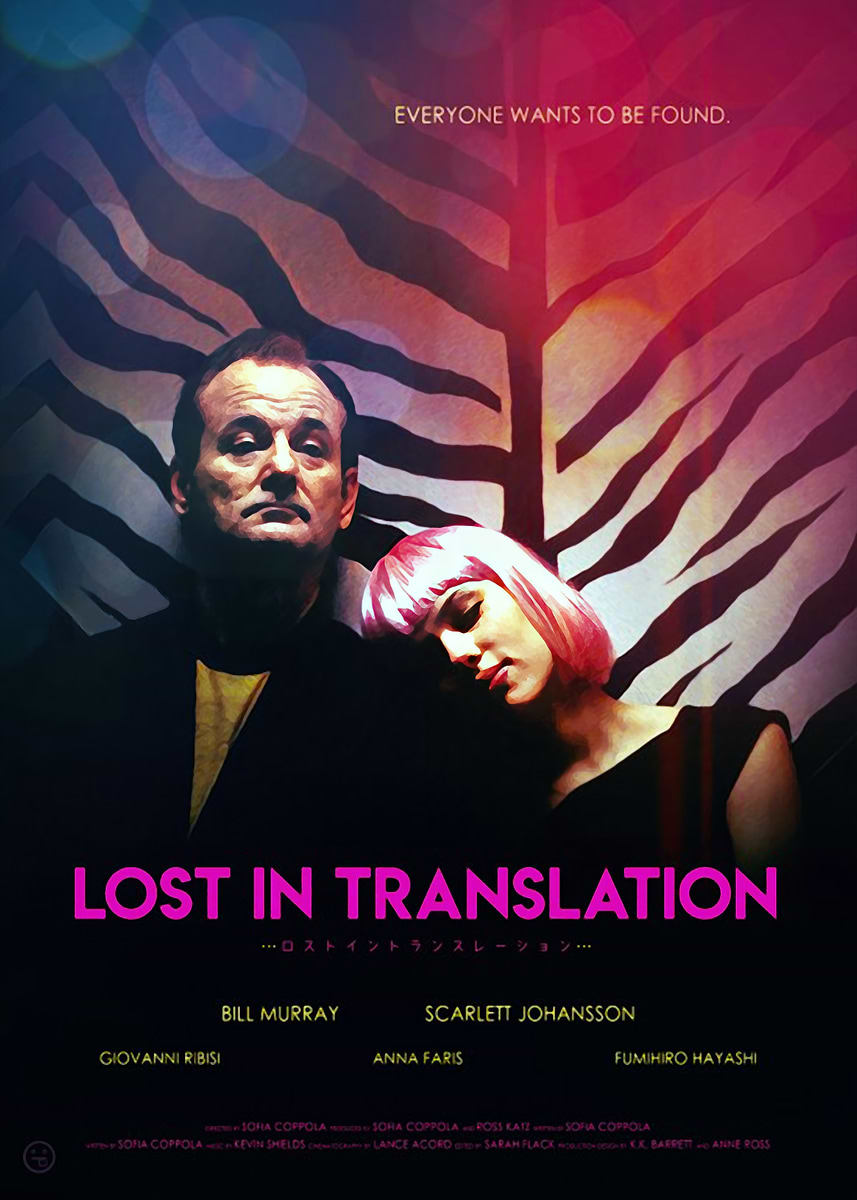 Cinematography Lost In Translation Fmovies Poster Du Film Lost In  Translation Avec Son Cadre Décoration, image size:857x1200