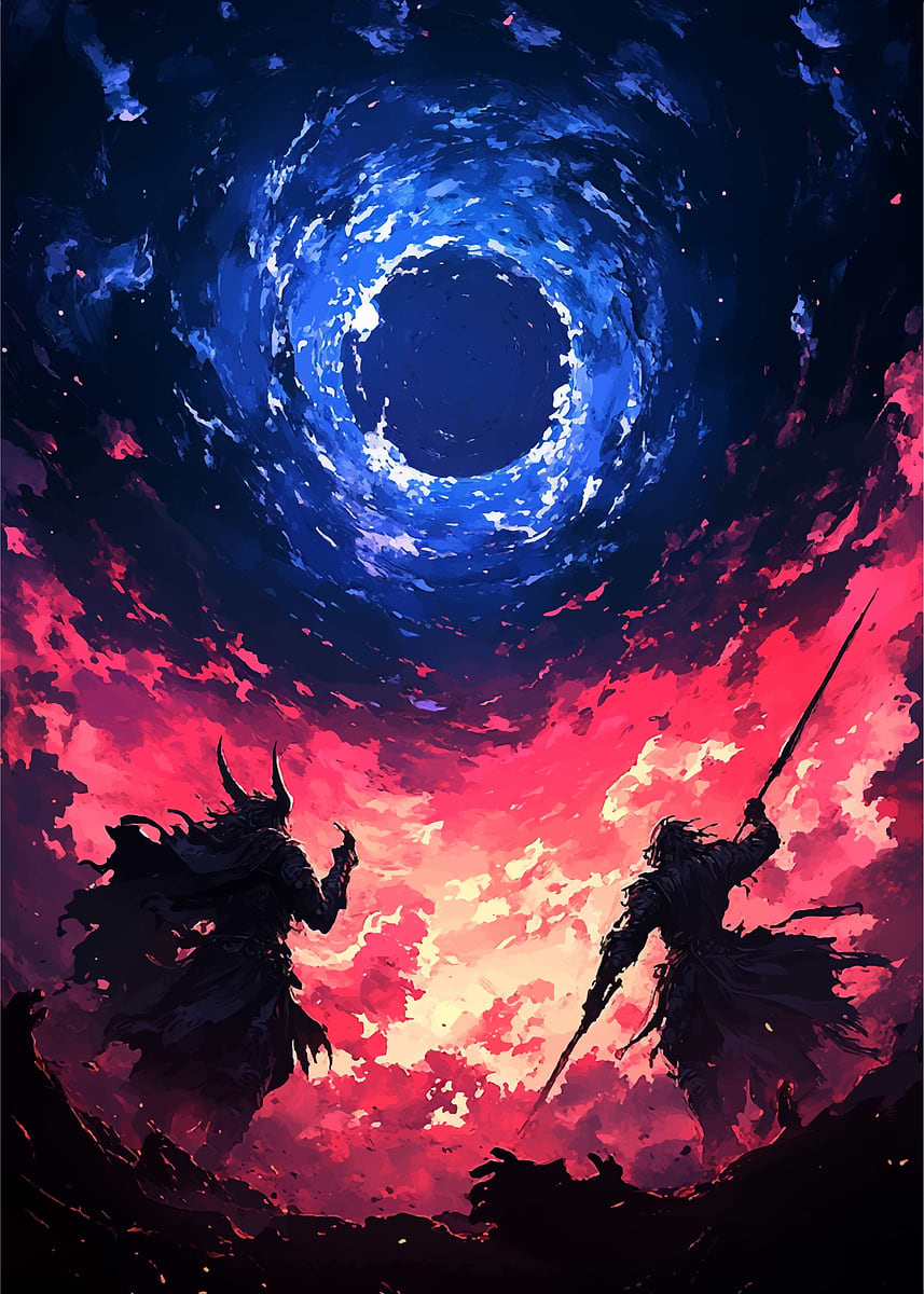 tableau DISPLATE fantasy en metal Gothic 67cmX48cm