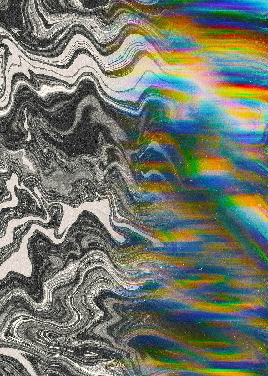 'Chromatic Distortion' Poster, picture, metal print, paint by Visions ...