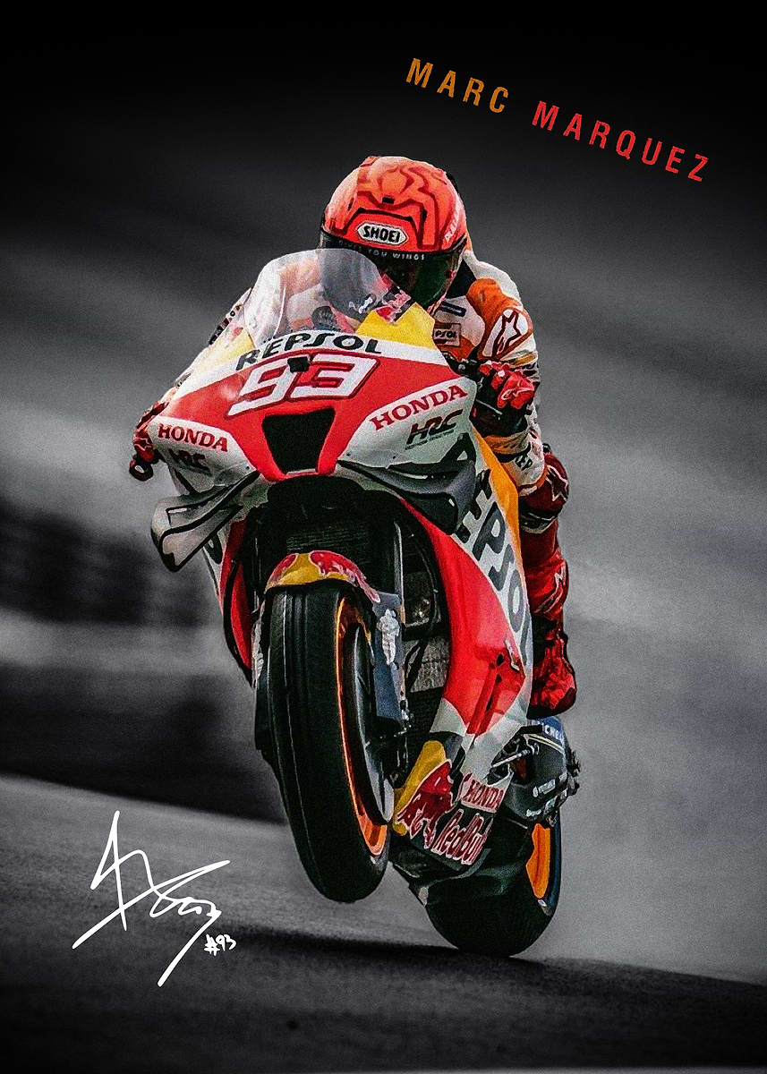 Marc Márquez Camisetas Honda Marc Márquez Motogp Handlebar Grips