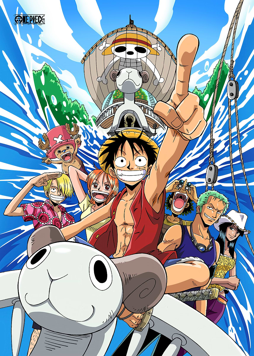 Pirate Adventure' Poster, picture, metal print, paint by One Piece