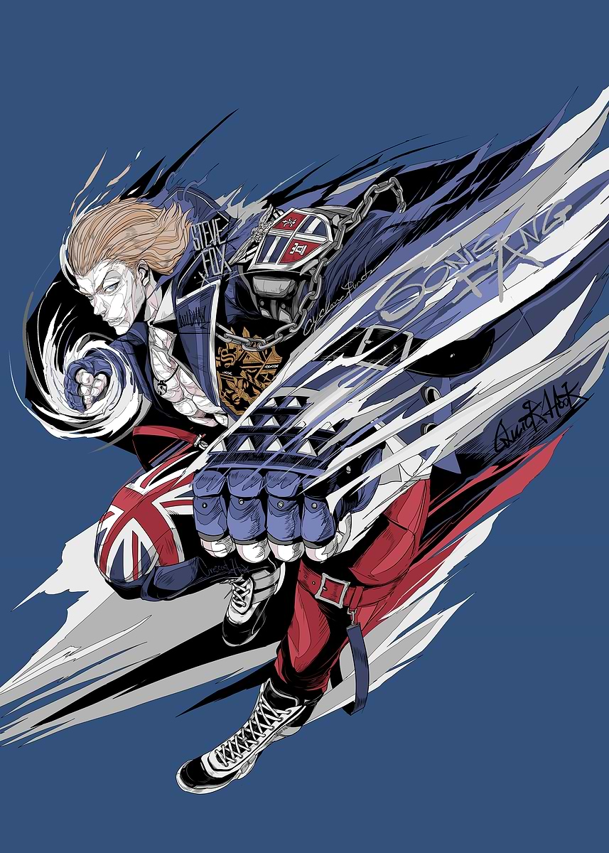 Steve Fox' Poster, picture, metal print, paint by TEKKEN | Displate