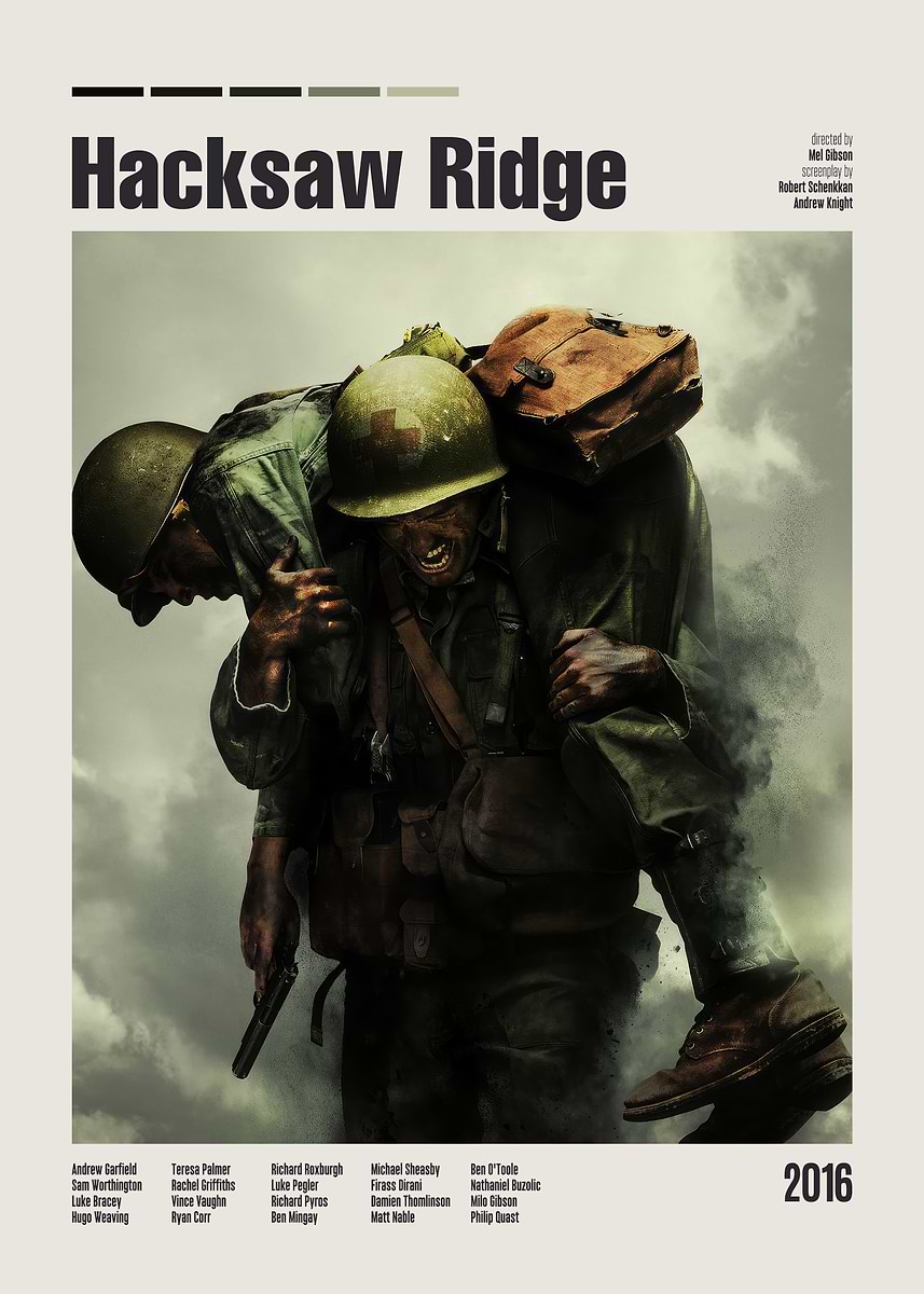 Hacksaw Ridge Movie Poster Poster Picture Metal Print Paint By Hacksaw Ridge Movie Poster Poster Picture Metal Print Paint By